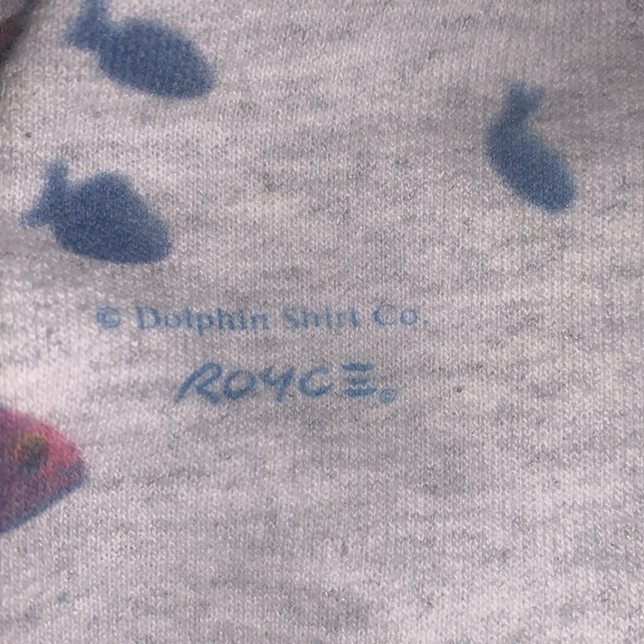 Vintage Seahorse Aquarium Pullover Sweatshirt Crew Dolphin Shirt Co 80s 90s Med - Picture 9 of 11